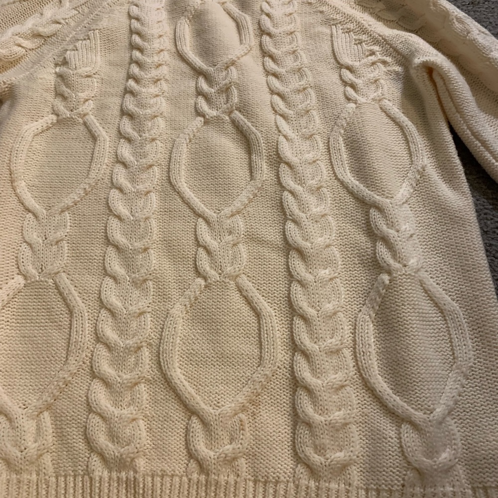 Cable-knit sweater - Picture 2 of 4
